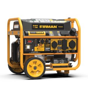 Firman Performance Series P03631 Portable Generator, 30 A, 120/240 V, 4550/3650 W Output, Gasoline, 5 gal Tank