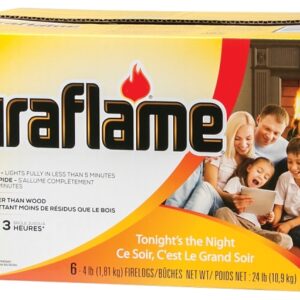 Duraflame 50604 Firelog, 3 hr Burn Time, 4 lb, Pack