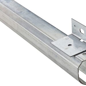 National Hardware N193-961 Round Rail, Steel, Galvanized, 2-13/32 in W, 2-3/8 in H, 144 in L