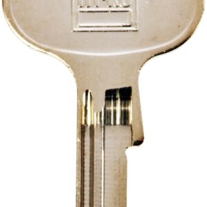 Hy-Ko 11010M60 Key Blank, Brass, Nickel, For: Master Locks and Padlocks, M60 Key Number