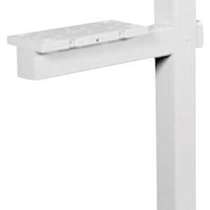 Gibraltar Mailboxes WP000W01 Mailbox Post, 22.7 in L, 6 in W, 57 in H, PVC