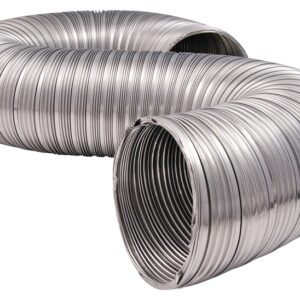 Dundas Jafine MFX45X Semi-Rigid Duct, 5 ft L, Aluminum