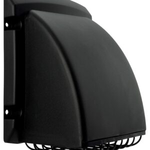 Dundas Jafine ProMax PMC4BLKX Exhaust Cap, 4 in Duct, Black