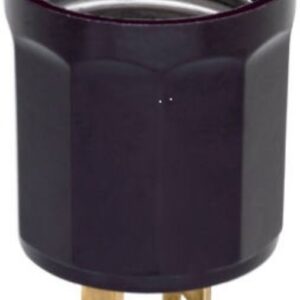 Legrand 61 Lamp Holder Adapter, 660 W, Thermoplastic, Brown