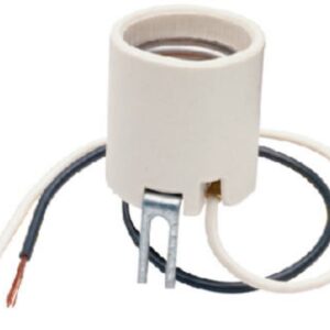 Pass & Seymour 8052CC10 Lamp Holder, 2-5/16 in Dia Dimensions, 250 V, 660 W, Porcelain Housing Material