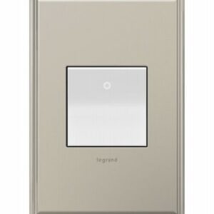 Legrand adorne Series ASPD1532W4 Paddle Switch, 15 A, 120 V, 3-Way, Back Wire Terminal, Polycarbonate Housing Material
