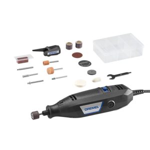 Dremel 3100-1/15 Rotary Tool Kit, 1.2 A, 1/32 to 1/8 in Chuck, Keyed Chuck, 5000 to 35,000 rpm Speed
