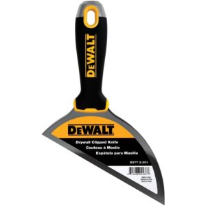 DEWALT DXTT-2-201 Clipped Knife, 6 in W Blade, Stainless Steel Blade, Ergonomic, Soft Grip Handle, Nylon Handle