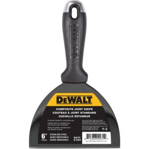 DEWALT DXTT-2-506 Joint Knife, 6 in W Blade, Stainless Steel Blade, Precision Ground Blade, Composite Handle