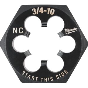 Milwaukee 49-57-5376 Threading Die, 3/4-10 Thread, Coarse Thread, HCS