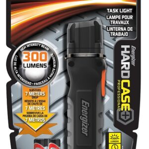 Energizer TUF2AAPE Flashlight, AA Battery, Alkaline Battery, LED Lamp, 300 Lumens, 38 m Beam Distance, 30 hr Run Time
