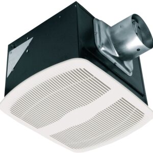 Air King AKLS Series AK110LS Exhaust Fan, 9-3/8 in L, 10-7/8 in W, 0.3 A, 115/120 V, 100 cfm Air, Metal