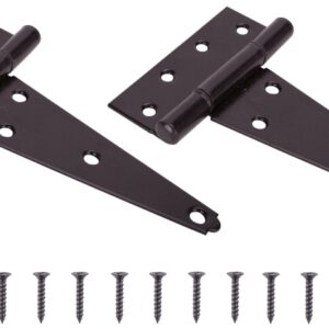 ProSource HTH-B06-C2PS T-Hinge, Steel, Black, Fixed Pin, 180 deg Range of Motion, 96 (Pair) lb
