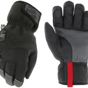 Mechanix Wear ColdWork WindShell Series CWKWS-58-010 Winter Gloves, Men's, L, 13-5/32 in L, Saddle Thumb, Fleece
