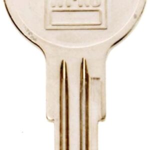 Hy-Ko 11010Y12 Key Blank, Brass, Nickel, For: Yale Cabinet, House Locks and Padlocks, Y12 Key Number
