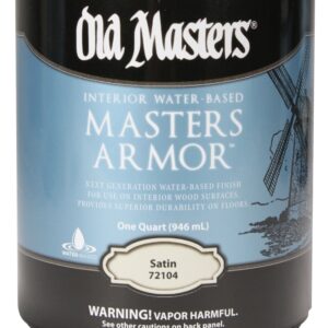 Old Masters 72104 Wood Stain, Satin, Liquid, 1 qt