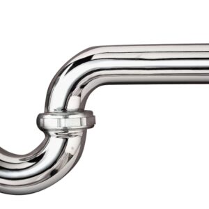 Plumb Pak PP100CP P-Trap, 1-1/4 in, Slip Joint, 22 ga Thick Wall