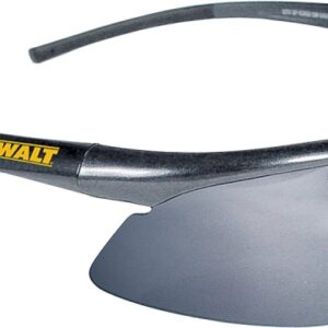 DEWALT DPG51-6C Safety Glasses, Scratch-Resistant Lens, Polycarbonate Lens, Full Frame, Nylon Frame, Black Frame