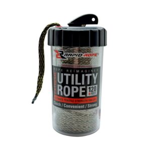 Rapid Rope RRCC6577 Utility Rope, 120 ft L, Camo
