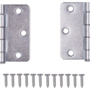 ProSource LR-110-PS Door Hinge, Steel, Zinc, Loose Pin, 180 deg Range of Motion, Screw Mounting