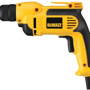 DEWALT DWD112 Electric Drill, 8 A, 3/8 in Chuck, Keyless Chuck, Includes: (1) Soft-Grip Handle, (1) Belt Hook