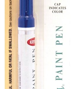 Krylon Short Cuts KSCP904 Paint Pen, Chisel Tip, Ocean Blue