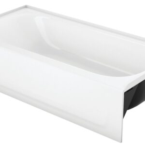 Bootz Aloha 011-3364-00/4364 Series Bathtub, Right Drain Location, 39 gal Capacity, 60 in L, 30 in W, 14-1/4 in H, Steel