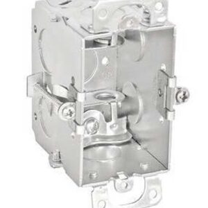 Southwire G601-OWBX-UPC Switch Box, 1-Gang, 11-Knockout, 1/2 in Knockout, Steel, Silver, Galvanized