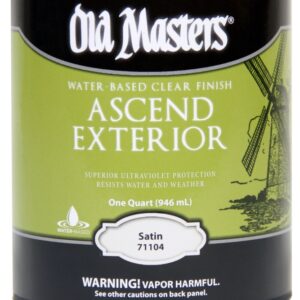 Old Masters 71104M Ascend Exterior, Satin, Liquid, 1 qt