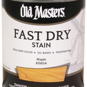Old Masters 60604 Fast Dry Stain, Maple, Liquid, 1 qt