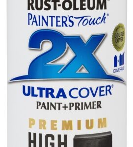 Rust-Oleum 331172 Spray Paint, High-Gloss, Black, 12 oz, Can