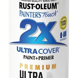 Rust-Oleum 331181 Spray Paint, Matte, White, 12 oz, Can