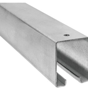 National Hardware N105-270 Box Rail, Steel, Galvanized, 1-57/64 in W, 2-13/32 in H, 12 ft L