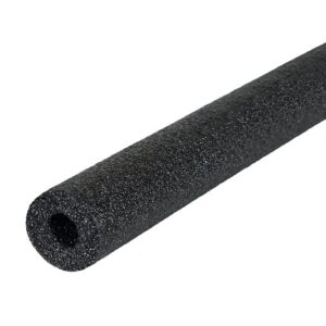 M-D 50200 Prep-Slit Tube Pipe Insulation, 6 ft L, Polyethylene, Black, 5/8 in Pipe