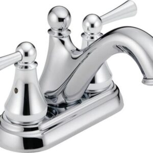 Delta Haywood Series 25999LF Bathroom Faucet, 1.2 gpm, 2-Handle, 3-Faucet Hole, Brass, Chrome Plated