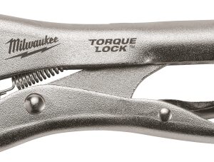 Milwaukee Torque Lock 48-22-3607 Locking Plier, 8.1 in OAL, 1-1/2 in Jaw Opening, Ergonomic Handle, 29/64 in W Jaw
