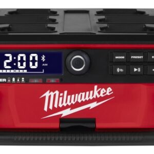 Milwaukee M18 PACKOUT 2950-20 Jobsite Charger Radio, Tool Only, 18 V, 5 Ah, 18-Channel, Bluetooth 4.2