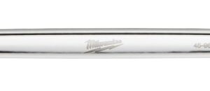 Milwaukee 45-96-9408 Combination Wrench, SAE, 1/4 in Head, 5.04 in L, 12-Point, Steel, Chrome, Ergonomic, I-Beam Handle