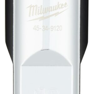 Milwaukee 45-34-9120 Socket, 19 mm Socket, Standard Socket, 1/2 in Drive, 6-Point, Chrome Vanadium Steel, Chrome