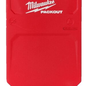 Milwaukee PACKOUT 48-22-8330 Straight Hook, 25 lb Load, 9 in L, 3-1/2 in W, 8 in H, Metal/Polymer, Black/Red