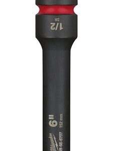 Milwaukee SHOCKWAVE Impact Duty Series 49-66-6707 Socket Extension, 1/2 in Drive, 6 in L
