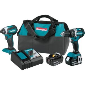 Makita XT269M Brushless Combination Kit, Battery Included, 18 V, 2-Tool, Lithium-Ion Battery