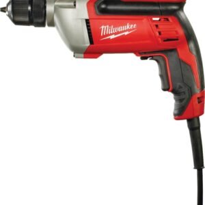 Milwaukee 0240-20 Electric Drill, 8 A, 3/8 in Chuck, Keyless Chuck, 8 ft L Cord, Includes: (1) Soft-Grip Handle
