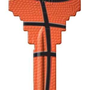 Hy-Ko 16010SC1-27 Key Blank, Basketball, Brass, For: Schlage SC1 Keyways, SC1 Key Number