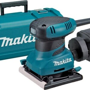 Makita BO4556K Finishing Sander, (1) 4-1/2 x 5-1/2 in, 60 Grit Abrasive Paper Includes