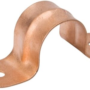 B & K C13-150HC Pipe Strap, 1-1/2 in Opening, Steel, Copper, 4/PK