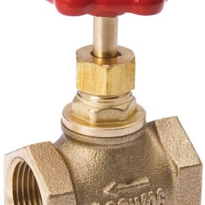 B & K ProLine Series 106-003NL Globe Valve, 1/2 in Connection, IPS, 125/200 psi Pressure, Brass Body