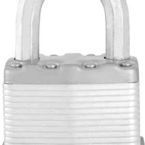 Master Lock Magnum Series M5XKAD Padlock, Keyed Alike, 3/8 in Dia Shackle, 1 in H Shackle, Boron Carbide Shackle