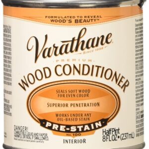 Varathane 211776 Premium Wood Conditioner, Clear, Liquid, 0.5 pt, Can
