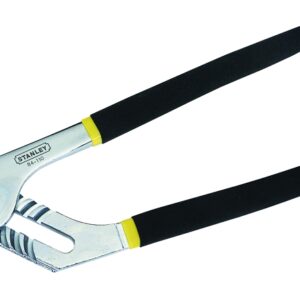 STANLEY 84-110 Joint Plier, 10-1/4 in OAL, 2 in Jaw Opening, Black/Gray Handle, Cushion-Grip Handle
